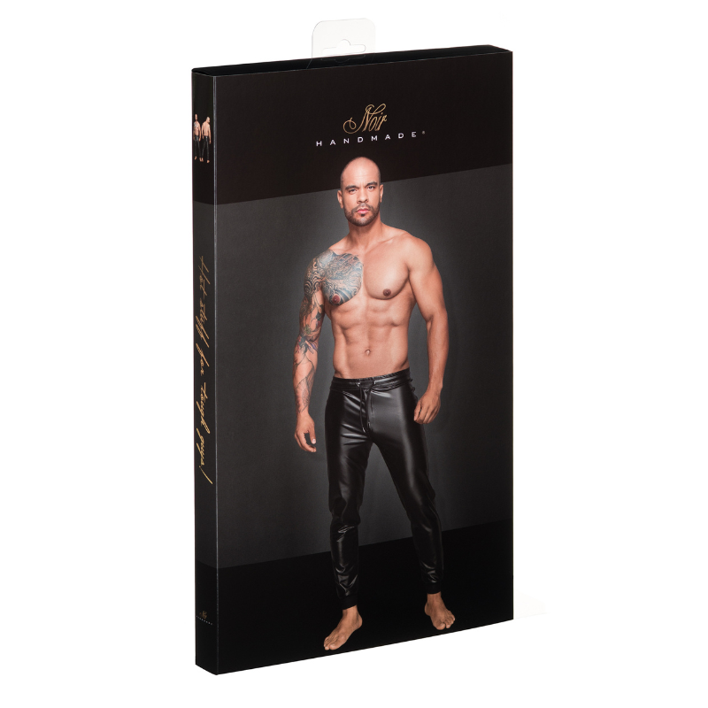 Pantalón Wetlook Noir Handmade H063