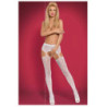 Panty Liguero De Obsessive Blanco S209