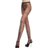 Panty Music Legs Negro Red 50007 Tela Araña