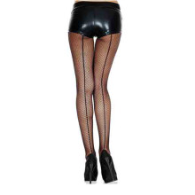 Panty Music Legs Negro Red 920 Costura Trasera