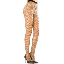 Panty Pantyhose Negro Red 9025 Diamond Net