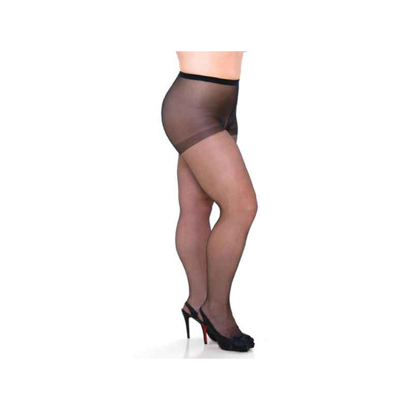 Panty René Rofé Negro Liso 9019 Queen