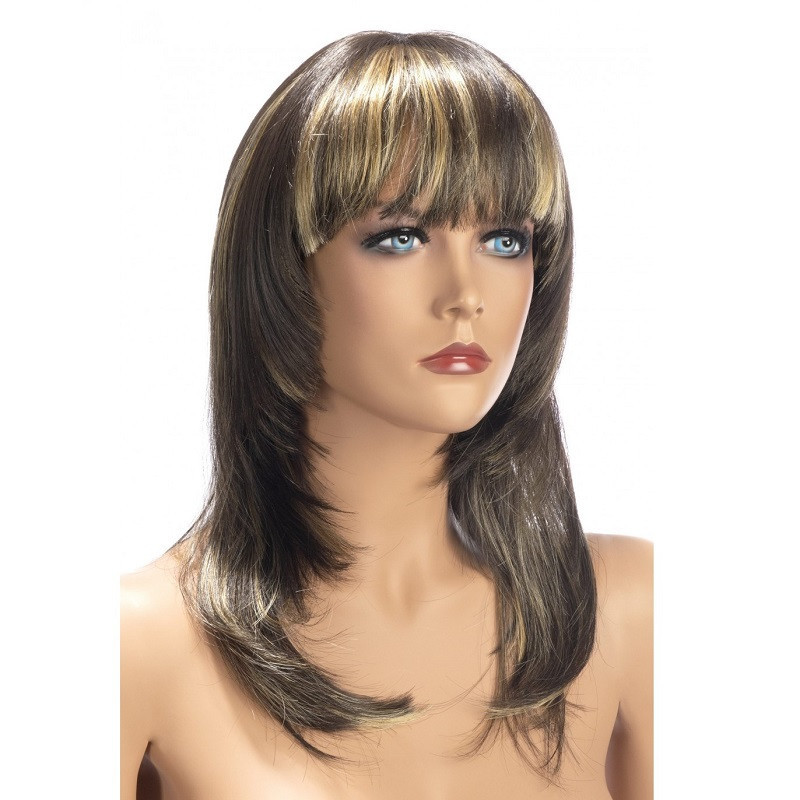 Peluca World Wigs Castaña con Mechas Kate