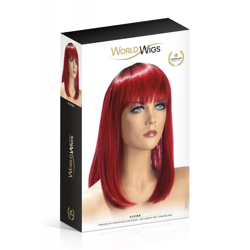 Peluca World Wigs Roja Elvira Bicolor