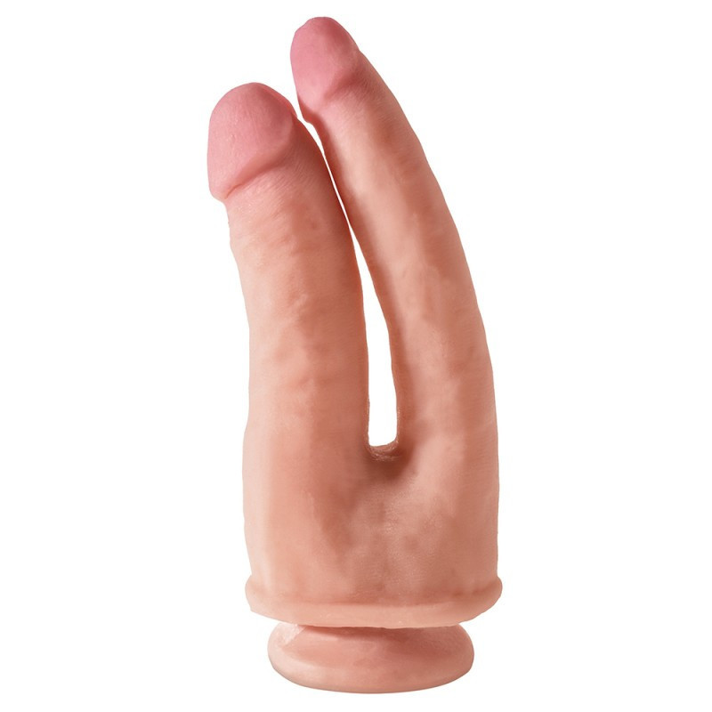 Pene Doble Realista King Cock Dual Density
