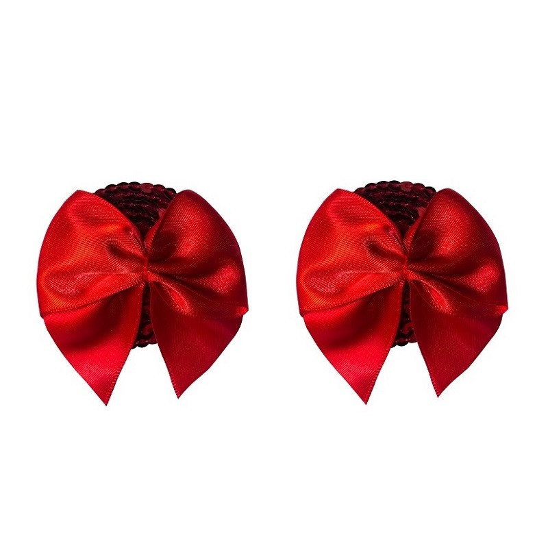 Pezoneras Burlesque Blaze Lazo Rojo