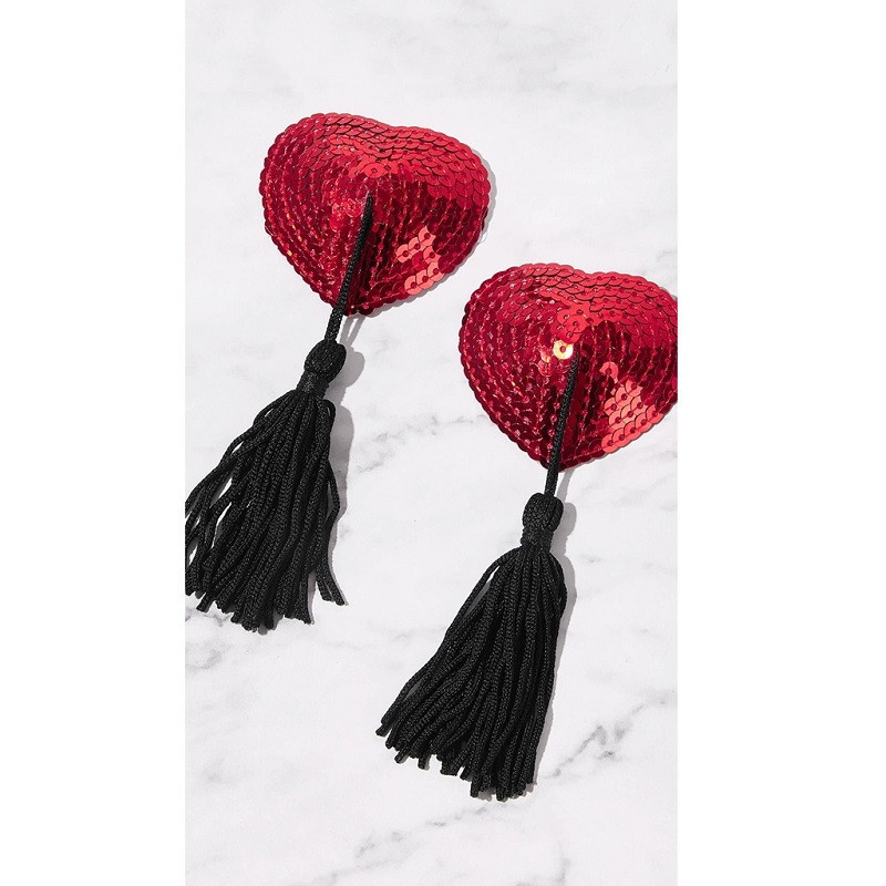 Pezoneras Corazón Y Borla Heart Nipple Lovers