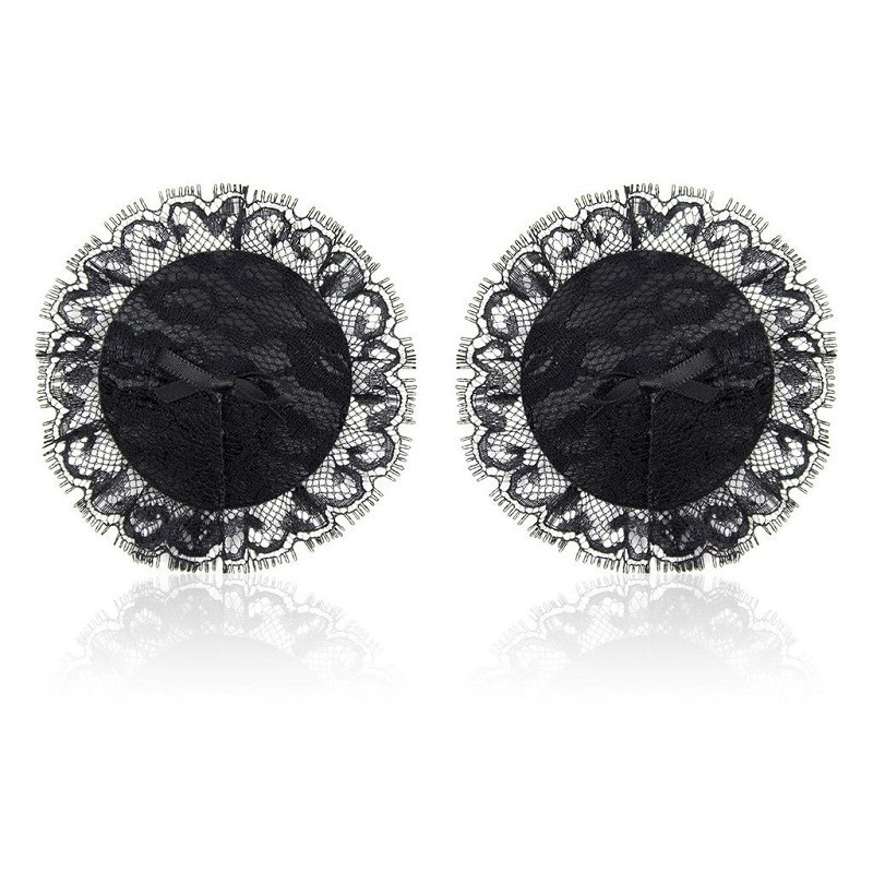 Pezoneras Encaje 68861 Negras