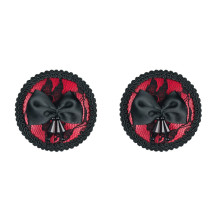 Pezoneras Obsessive Megies Rojo/Negro