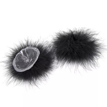 Pezoneras Pluma Marabú Negras