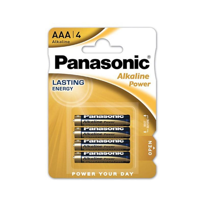 Pilas Alcalinas Panasonic LR03 (AAA) Blister 4 unidades
