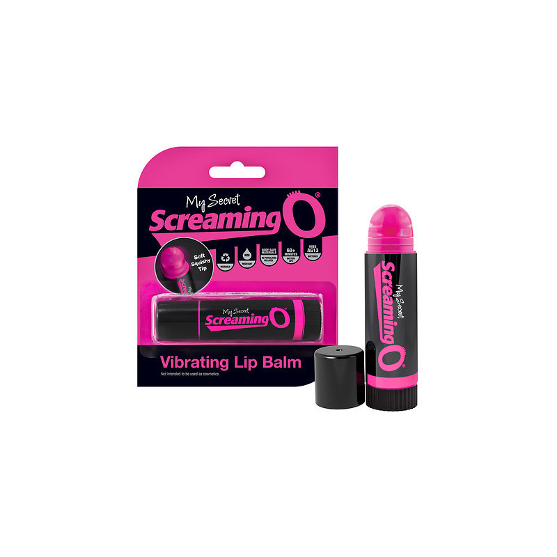 Pintalabios Vibrador De Pilas Lip Balm Screaming O