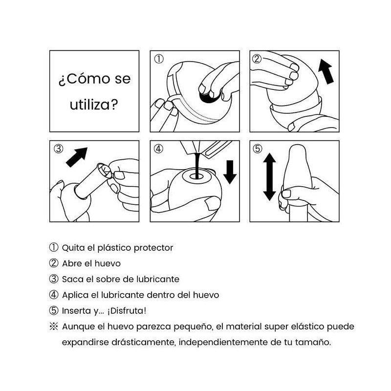 Huevo Masturbador Tenga Egg Cráter