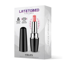 Pintalabios Vibrador Latetobed Negro