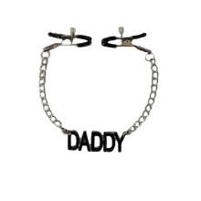 Pinzas Pezones Ajustables Ohmama Fetish Con Cadena Daddy
