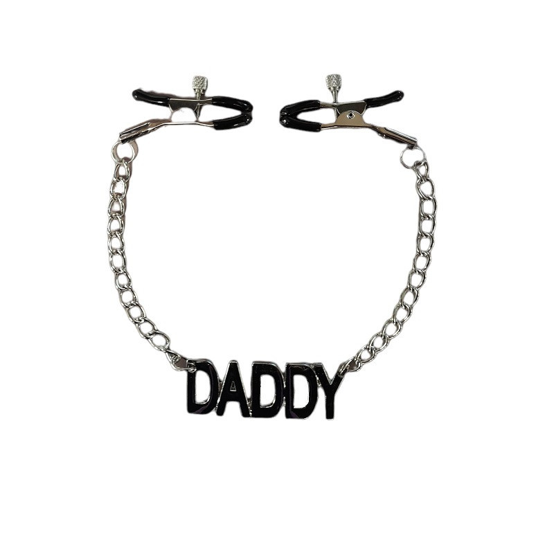 Pinzas Pezones Ajustables Ohmama Fetish Con Cadena Daddy