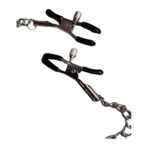 Pinzas Pezones Ajustables Ohmama Fetish Con Cadena Daddy