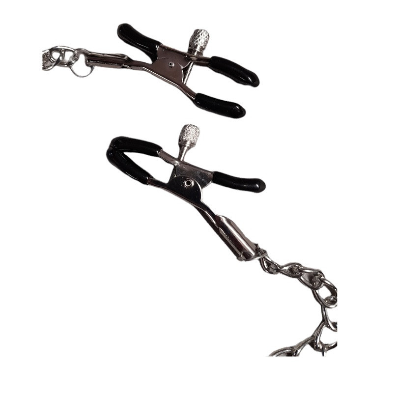 Pinzas Pezones Ajustables Ohmama Fetish Con Cadena Daddy