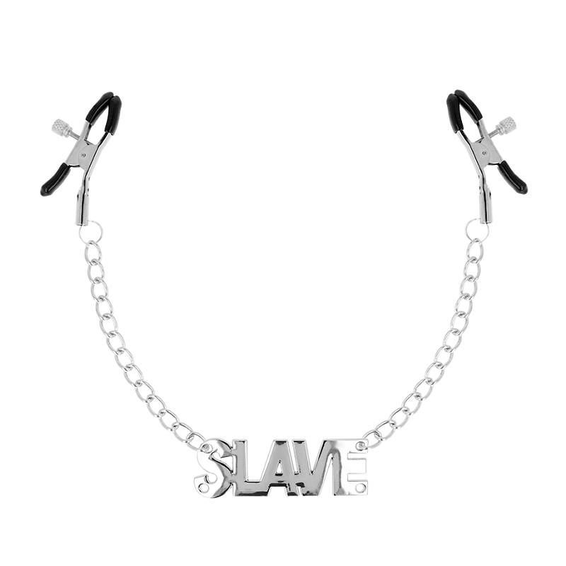 Pinzas Pezones Ajustables OhMama Fetish Con Cadena Slave