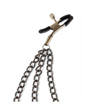 Pinzas Pezones Cadena Triple Lola Party Hard