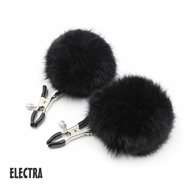 Pinzas Pezones Pompones Sexy Electra
