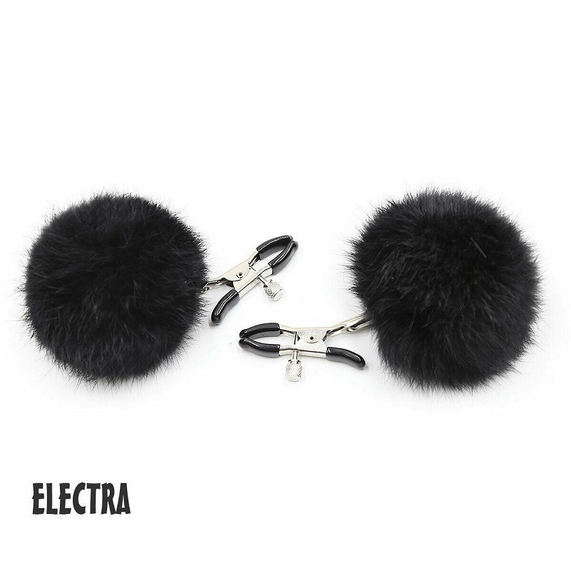 Pinzas Pezones Pompones Sexy Electra