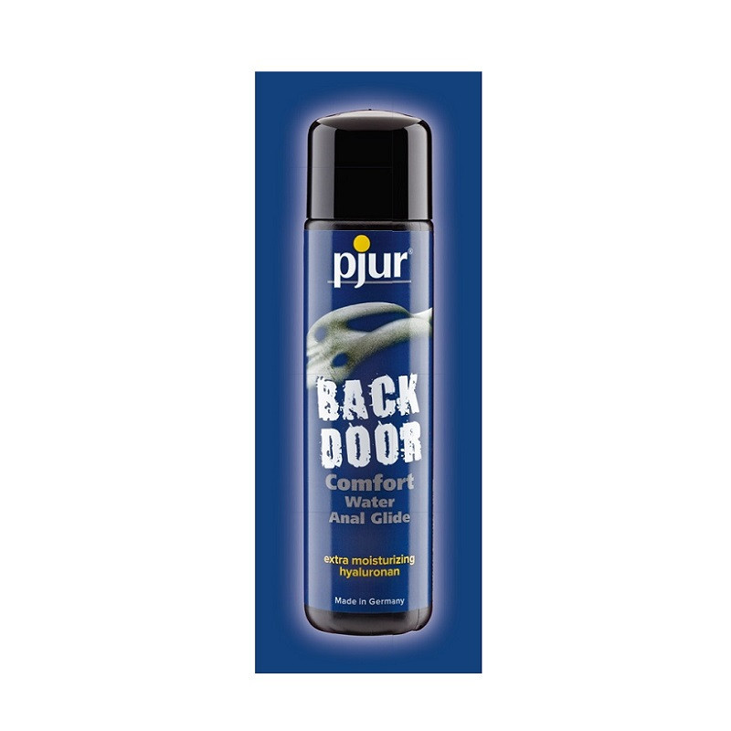 Lubricante Pjur Back Door Comfort Water Anal Glide Sobre de 2 ml