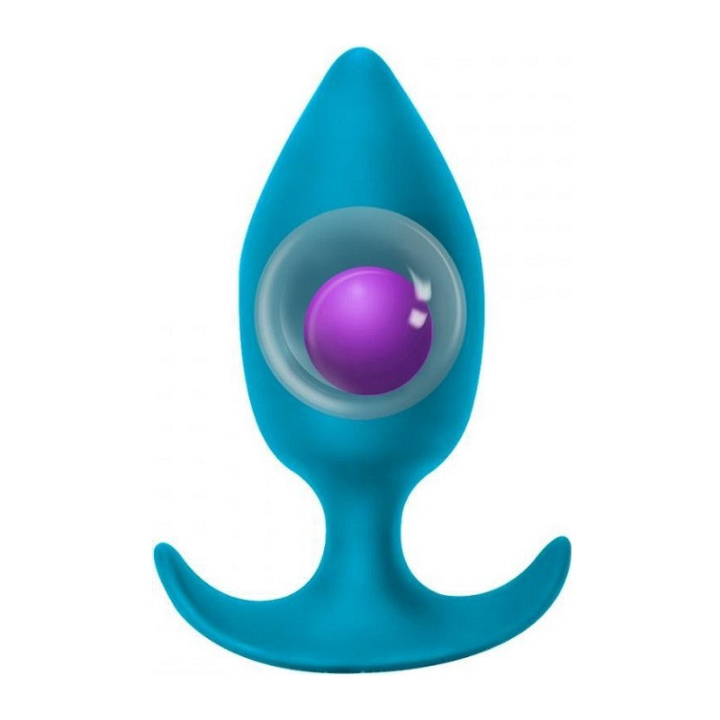 Plug Anal Insatiable Aguamarina Bola Interior
