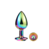 Plug Anal Metal Attraction Strass Multicolor Talla L