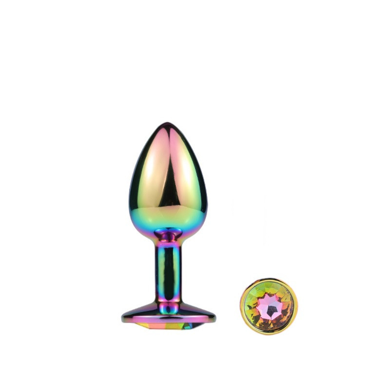 Plug Anal Metal Attraction Strass Multicolor Talla S