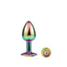 Plug Anal Metal Attraction Strass Multicolor Talla S