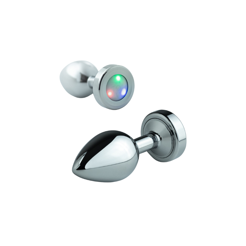 Plug Anal Metal con Luces Led Talla S