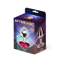 Plug Anal Metal Corazón Fucsia Talla M