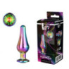 Plug Anal Metal Dream Toys Gleaming Love Pleasure Plug S Multicolor
