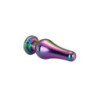 Plug Anal Metal Dream Toys Gleaming Love Pleasure Plug S Multicolor