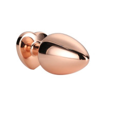 Plug Anal Metal Gleaming Love Rose Gold Dream Toys L