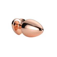 Plug Anal Metal Gleaming Love Rose Gold Dream Toys M