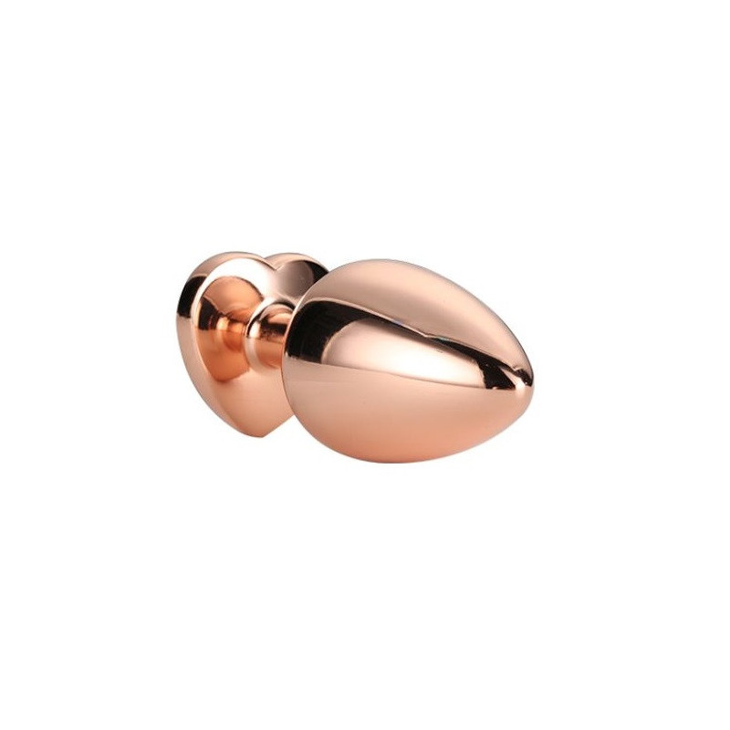 Plug Anal Metal Gleaming Love Rose Gold Dream Toys M