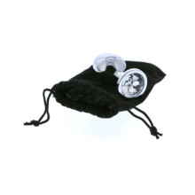 Plug Anal Metal Gleaming Love Silver Dream Toys L