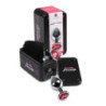 Plug Anal Metal Strass Magenta Caja Talla M