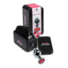 Plug Anal Metal Strass Magenta Caja Talla S