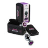 Plug Anal Metal Strass Morado Caja Talla S