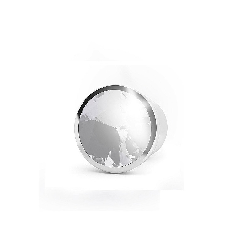 Plug Anal Metal Strass Plateado Rich 4,5 Silver