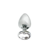 Plug Anal Metal Strass Transparente Mai 72 Talla S