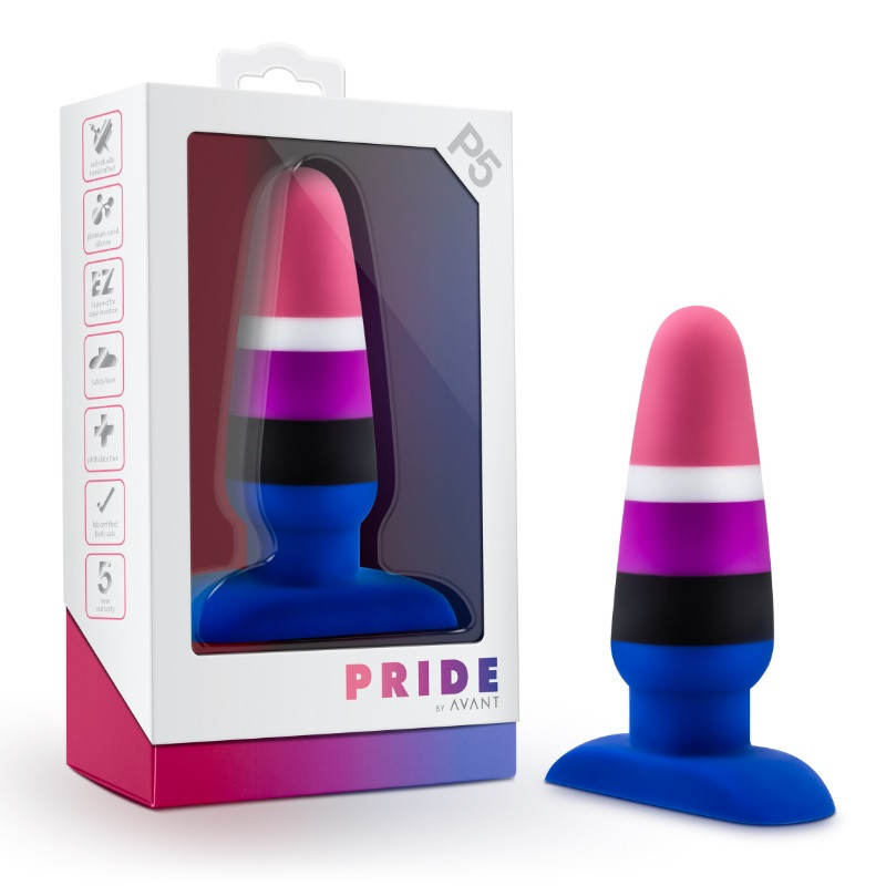 Plug Anal Silicona Avant Pride P5 Fluid