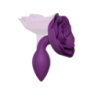 Plug Anal Silicona con Flor Open Roses Love to Love Purple Rain Talla S