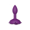 Plug Anal Silicona con Flor Open Roses Love to Love Purple Rain Talla S