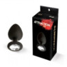Plug Anal Silicona con Strass Transparente Mai Nº 49 Talla L