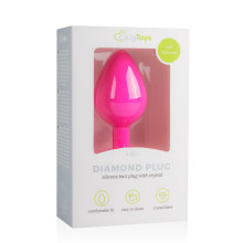 Plug Anal Silicona Diamond EasyToys Talla L