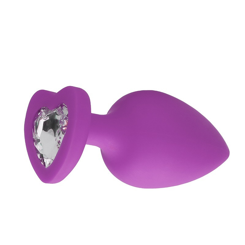 Plug Anal Silicona Extra Large Diamond Heart Ouch